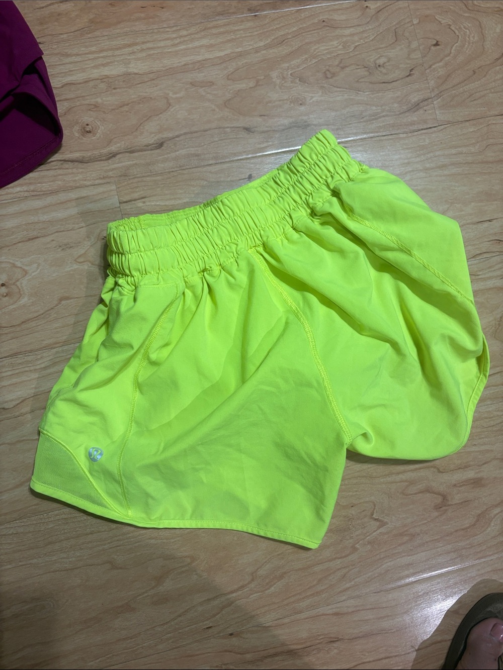 lululemon athletica Neon Yellow Women’s Athletic Shorts